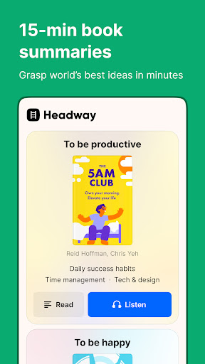 Headway Google Play screenshot