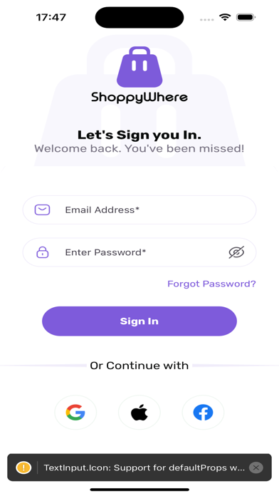 Shoppywhere App Store screenshot